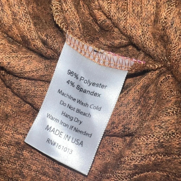 West Wind, 3x/4x, high-rise flare leg ribbed elastic waist, pocketed pant - Picture 7 of 8